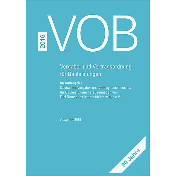 VOB 2016 Gesamtausgabe