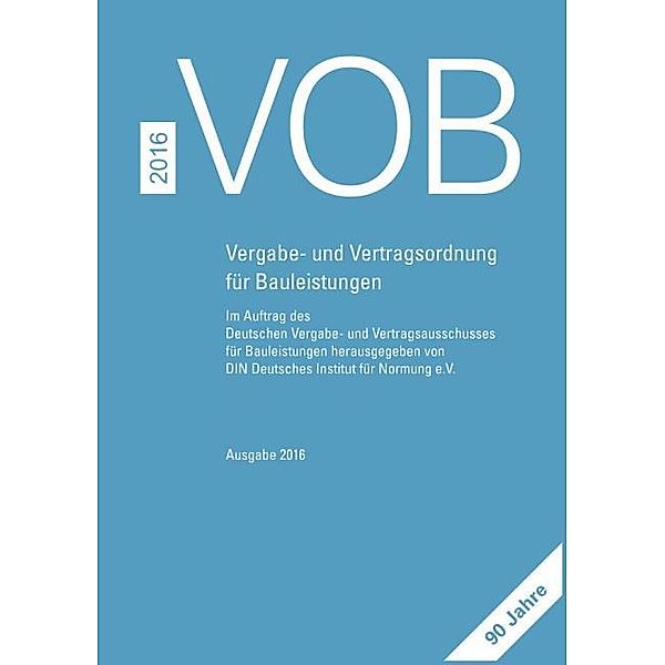 VOB 2016 Gesamtausgabe