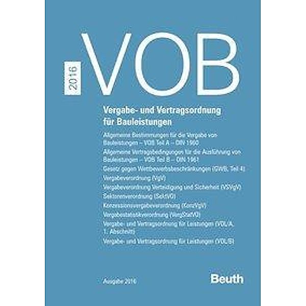 VOB Zusatzband 2016