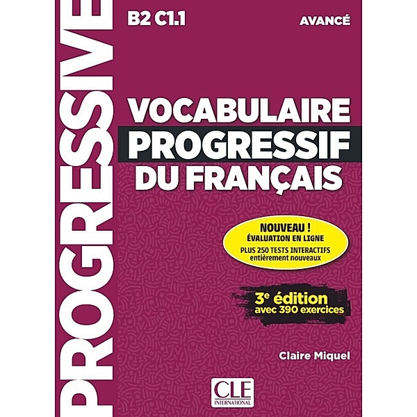 Vocabulaire progressif du Français, Niveau avancé (3ème édition) - Schülerbuch + Online