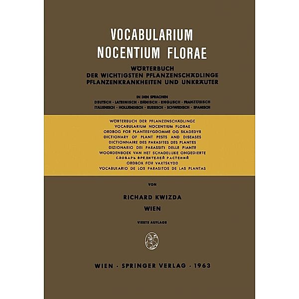 Vocabularium Nocentium Florae, Richard Kwizda