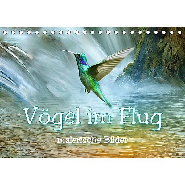 Vögel im Flug - malerische Bilder (Tischkalender 2023 DIN A5 quer), Liselotte Brunner-Klaus