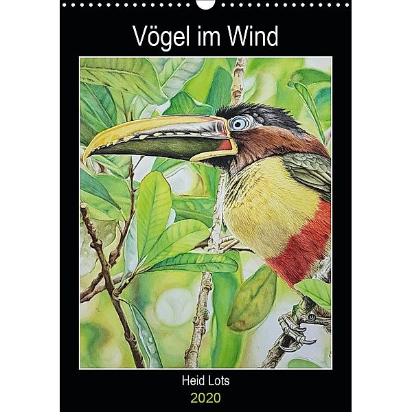Vögel im Wind (Wandkalender 2020 DIN A3 hoch), Heidi Lots