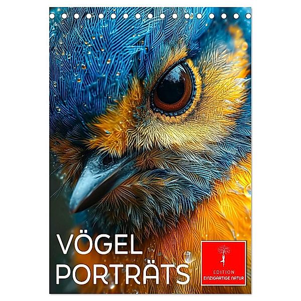 Vögel Porträts (Tischkalender 2025 DIN A5 hoch), CALVENDO Monatskalender, Calvendo, Peter Roder