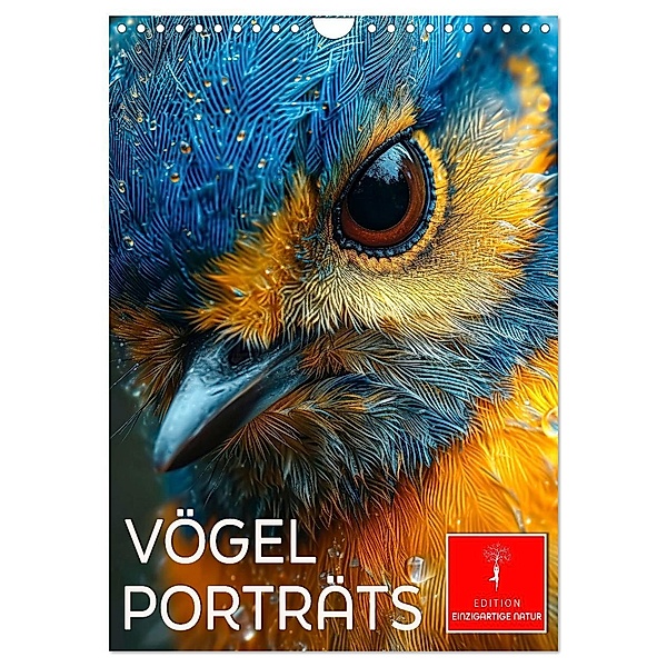 Vögel Porträts (Wandkalender 2025 DIN A4 hoch), CALVENDO Monatskalender, Calvendo, Peter Roder