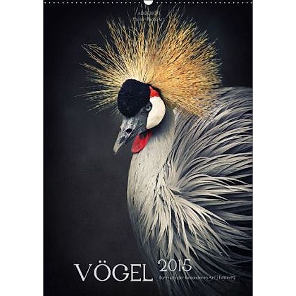 VÖGEL - Portraits der besonderen Art / Edition 2 (Wandkalender 2015 DIN A2 hoch), Angela Dölling