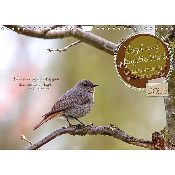 Vögel und geflügelte Worte (Wandkalender 2023 DIN A4 quer), Sabine Löwer