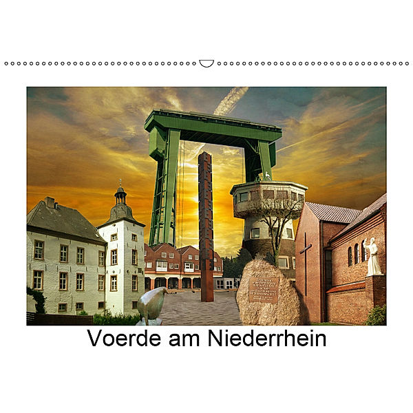 Voerde am Niederrhein (Wandkalender 2019 DIN A2 quer), Christine Daus