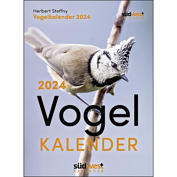 Vogelkalender 2024  - Tagesabreißkalender zum Aufstellen oder Aufhängen, Herbert Steffny