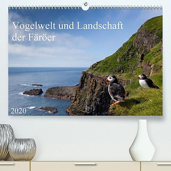 Vogelwelt und Landschaft der Färöer (Premium-Kalender 2020 DIN A2 quer), Anna-Barbara Utelli