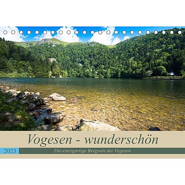 Vogesen - wunderschön (Tischkalender 2023 DIN A5 quer), Tanja Voigt