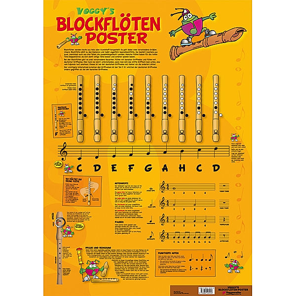 Voggy's Blockflöten-Poster