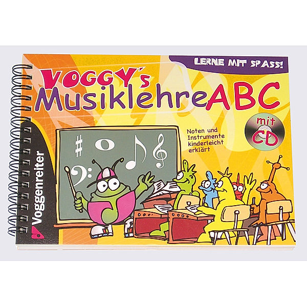 Voggy's Musiklehre ABC, m. 1 Audio-CD, Martina Holtz