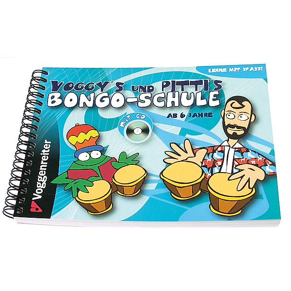 Voggy's & PiTTi's Bongo-Schule, m. 1 Audio-CD, Pitti Hecht