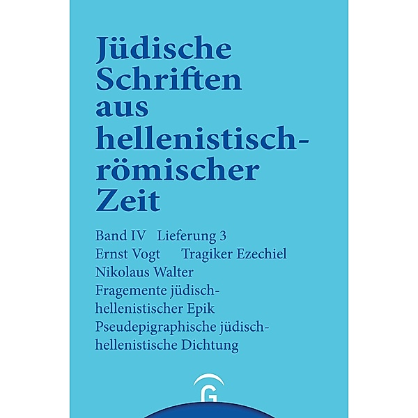 Vogt, E: Tragiker Ezechiel/ Jüdische Schriften, Ernst Vogt, Nikolaus Walter