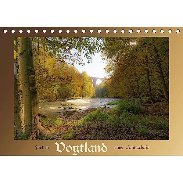 Vogtland - Farben einer Landschaft (Tischkalender 2021 DIN A5 quer), Ulrich Männel