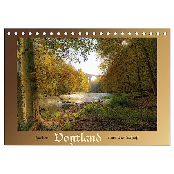 Vogtland - Farben einer Landschaft (Tischkalender 2024 DIN A5 quer), CALVENDO Monatskalender, Ulrich Männel