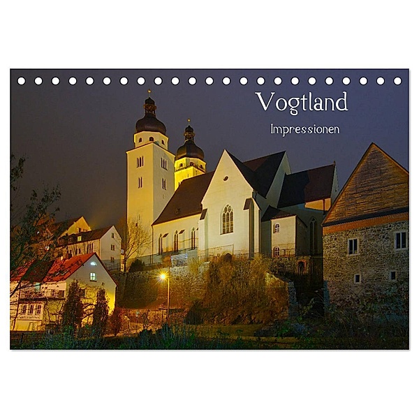Vogtland - Impressionen (Tischkalender 2024 DIN A5 quer), CALVENDO Monatskalender, Ulrich Männel