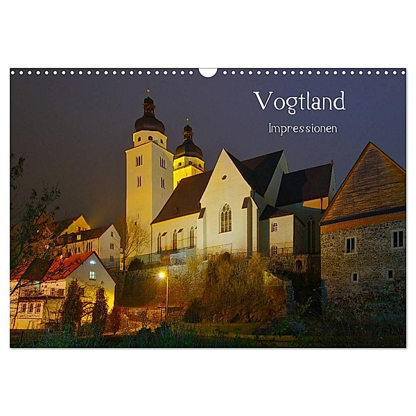 Vogtland - Impressionen (Wandkalender 2024 DIN A3 quer), CALVENDO Monatskalender, Ulrich Männel