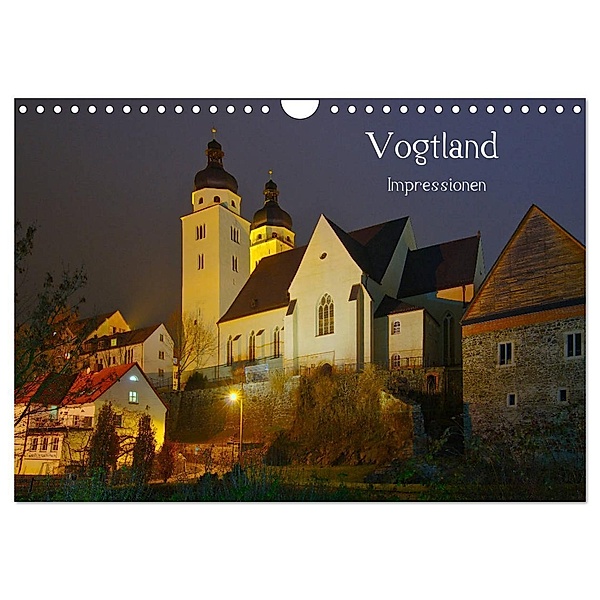 Vogtland - Impressionen (Wandkalender 2024 DIN A4 quer), CALVENDO Monatskalender, Ulrich Männel