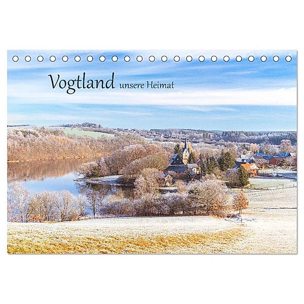Vogtland - unsere Heimat (Tischkalender 2024 DIN A5 quer), CALVENDO Monatskalender, studio-fifty-five