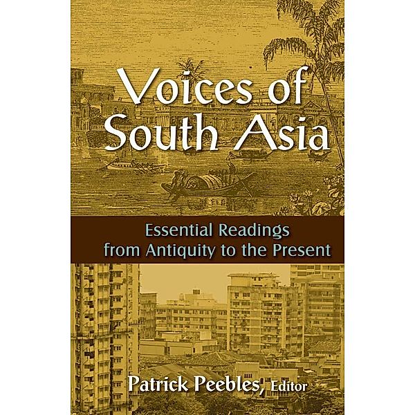 Voices of South Asia, Patrick Peebles