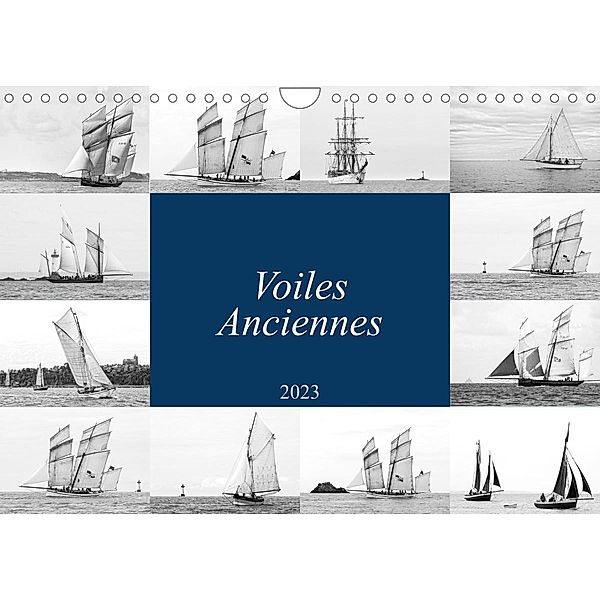 Voiles anciennes (Calendrier mural 2023 DIN A4 horizontal), Vincent DEMOULIN