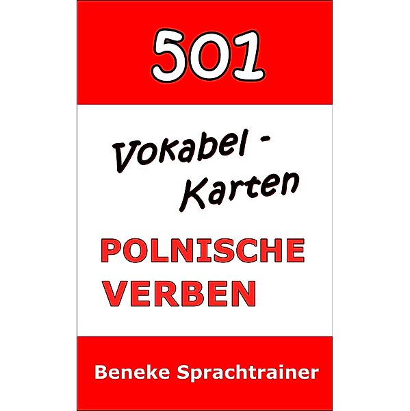 Vokabel-Karten Polnische Verben, Beneke Sprachtrainer