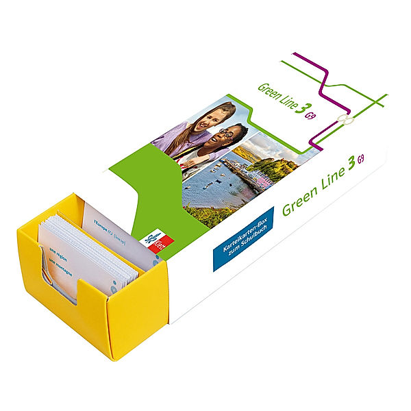 Vokabel-Lernbox / Klett Green Line 3 G9 Klasse 7 - Vokabel-Lernbox zum Schulbuch