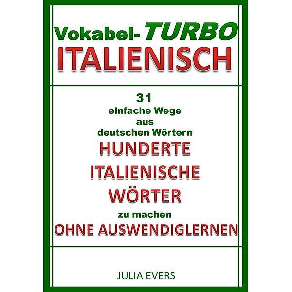 Vokabel-Turbo Italienisch, Julia Evers