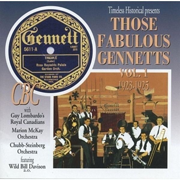 Vol 1: 1923-1925, Those Fabulous Gennets