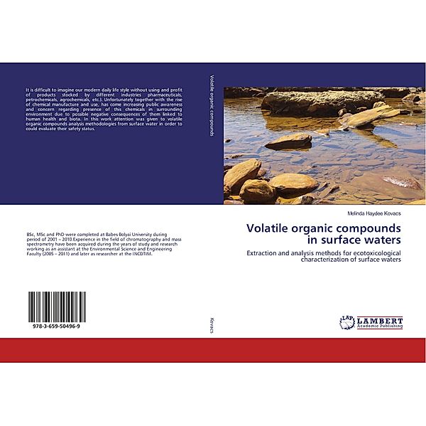 Volatile organic compounds in surface waters, Melinda Haydee Kovacs