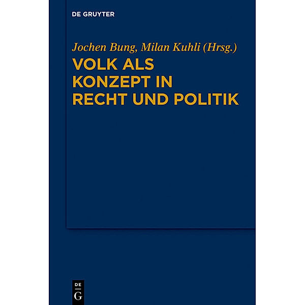 Volk als Konzept in Recht und Politik