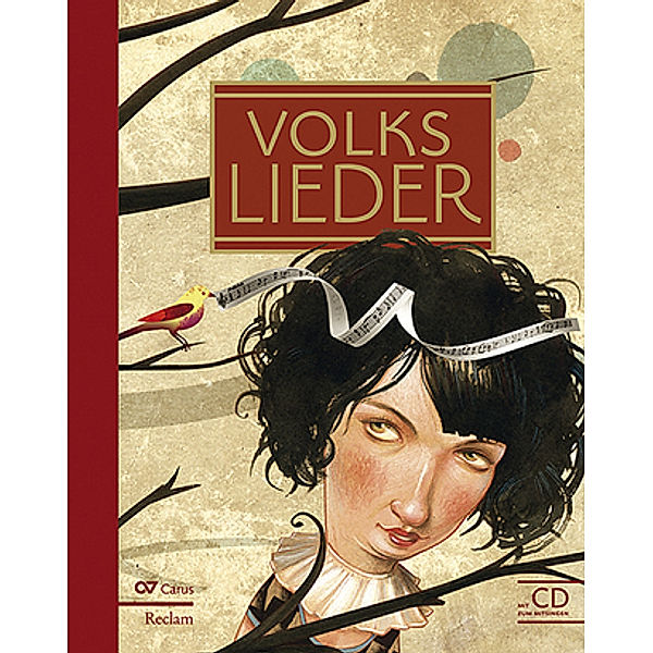 Volkslieder, m. Audio-CD