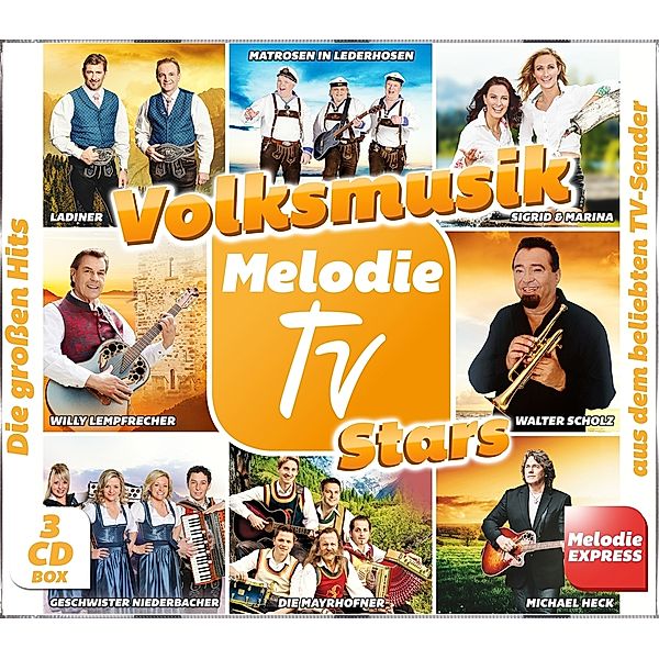 Volksmusik Stars - Melodie TV 3CD, Diverse Interpreten