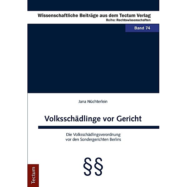 Volksschädlinge vor Gericht, Jana Nüchterlein