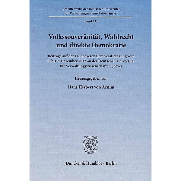 Volkssouveränität, Wahlrecht und direkte Demokratie