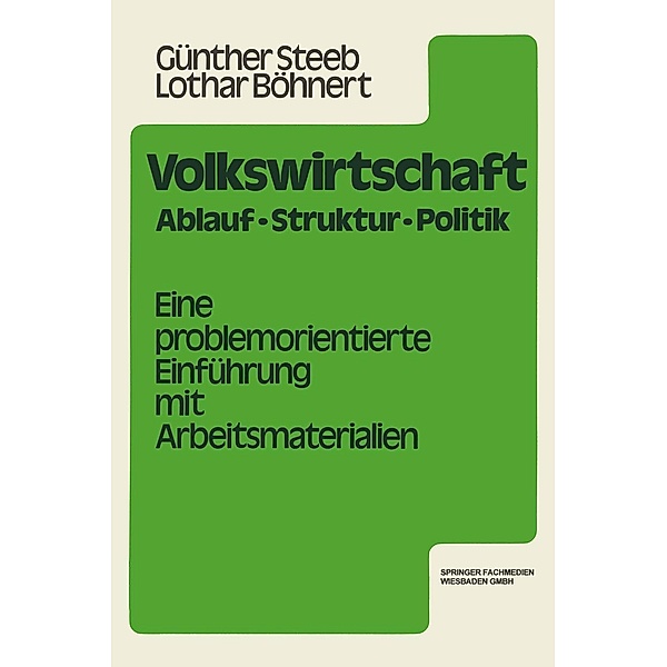 Volkswirtschaft, Günther Steeb, Lothar Böhnert