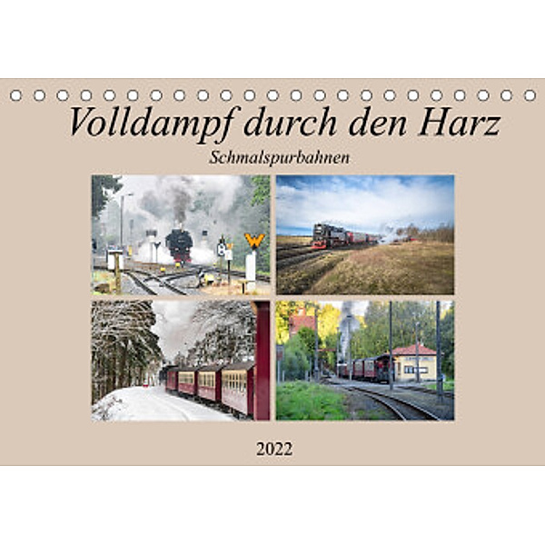 Volldampf durch den Harz (Tischkalender 2022 DIN A5 quer), Magic Artist Design, Steffen Gierok