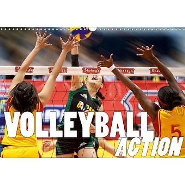 Volleyball Action (Wandkalender 2020 DIN A3 quer), Boris Robert