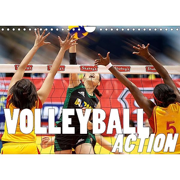 Volleyball Action (Wandkalender 2023 DIN A4 quer), Boris Robert