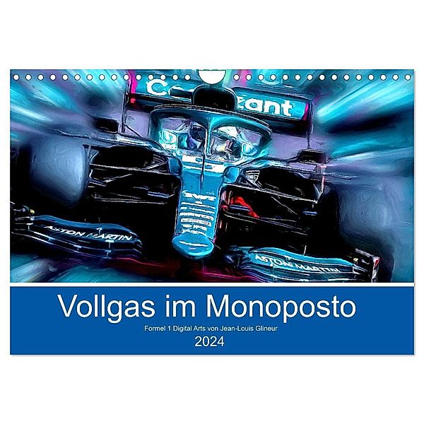 Vollgas im Monoposto (Wandkalender 2024 DIN A4 quer), CALVENDO Monatskalender, DeVerviers