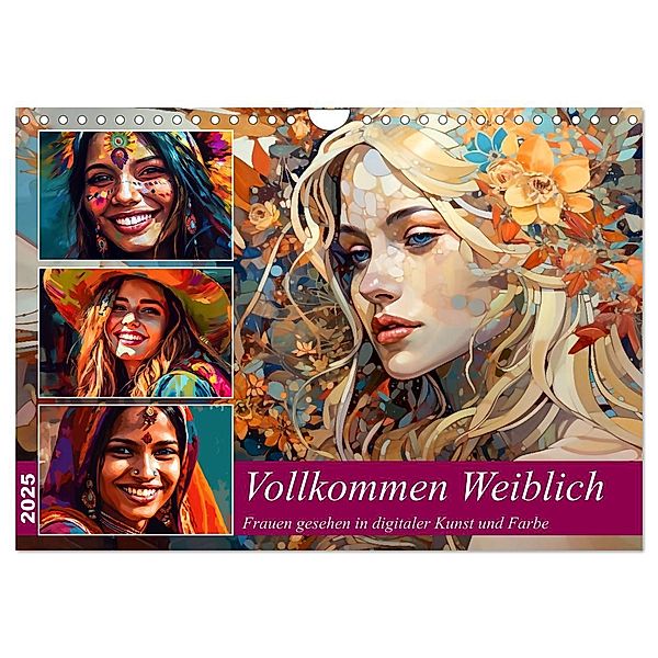 Vollkommen Weiblich (Wandkalender 2025 DIN A4 quer), CALVENDO Monatskalender, Calvendo, Kerstin Waurick