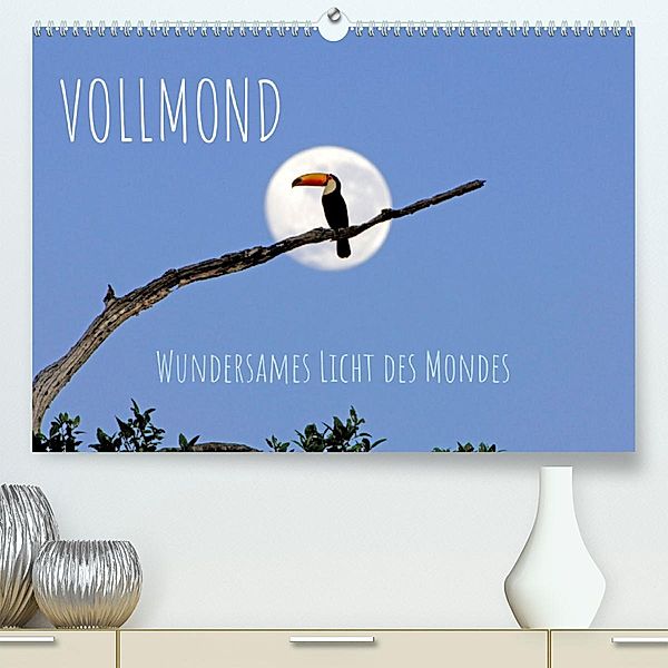 Vollmond: Wundersames Licht des Mondes (Premium, hochwertiger DIN A2 Wandkalender 2023, Kunstdruck in Hochglanz), Calvendo