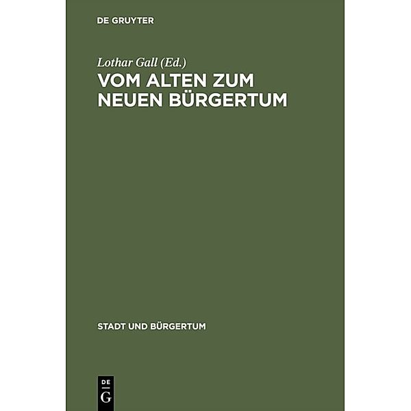 Vom alten zum neuen Bürgertum