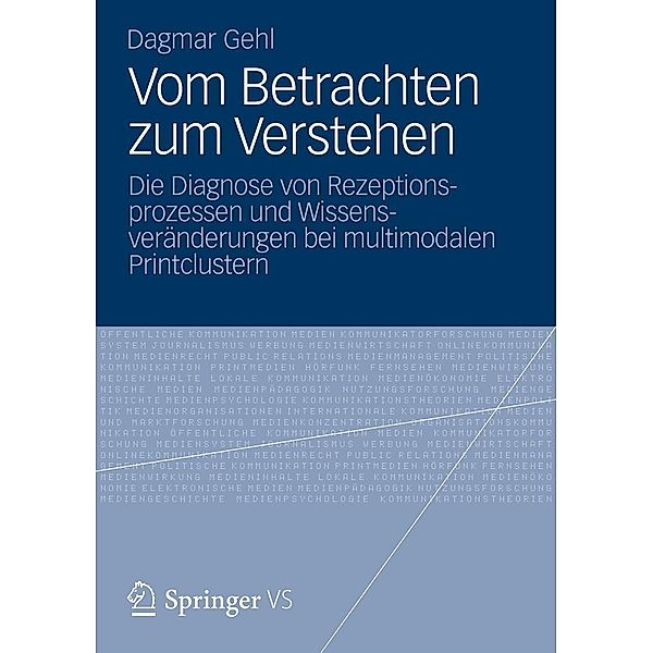 Vom Betrachten zum Verstehen, Dagmar Gehl