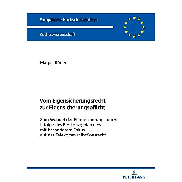 Vom Eigensicherungsrecht zur Eigensicherungspflicht, Boger Magali Boger
