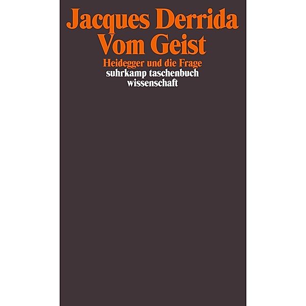 Vom Geist, Jacques Derrida