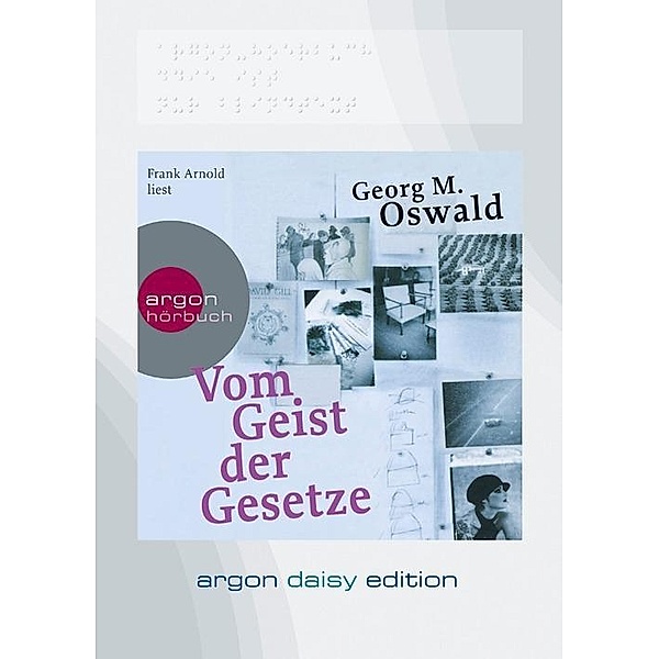Vom Geist der Gesetze, 1 MP3-CD, Georg M. Oswald