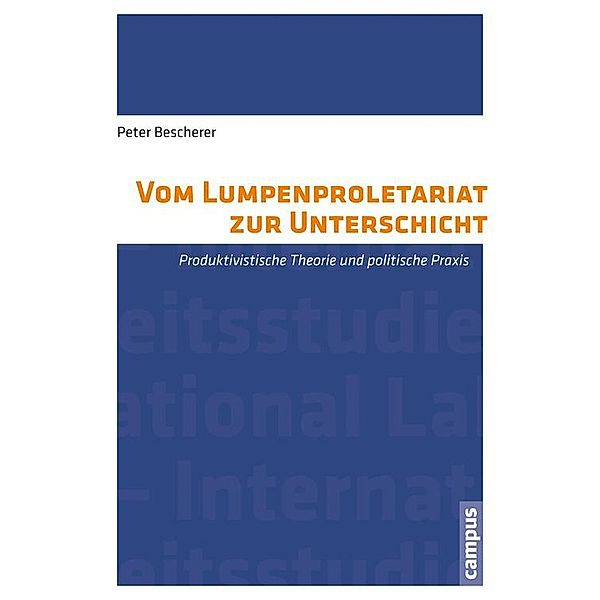 Vom Lumpenproletariat zur Unterschicht / Labour Studies Bd.6, Peter Bescherer